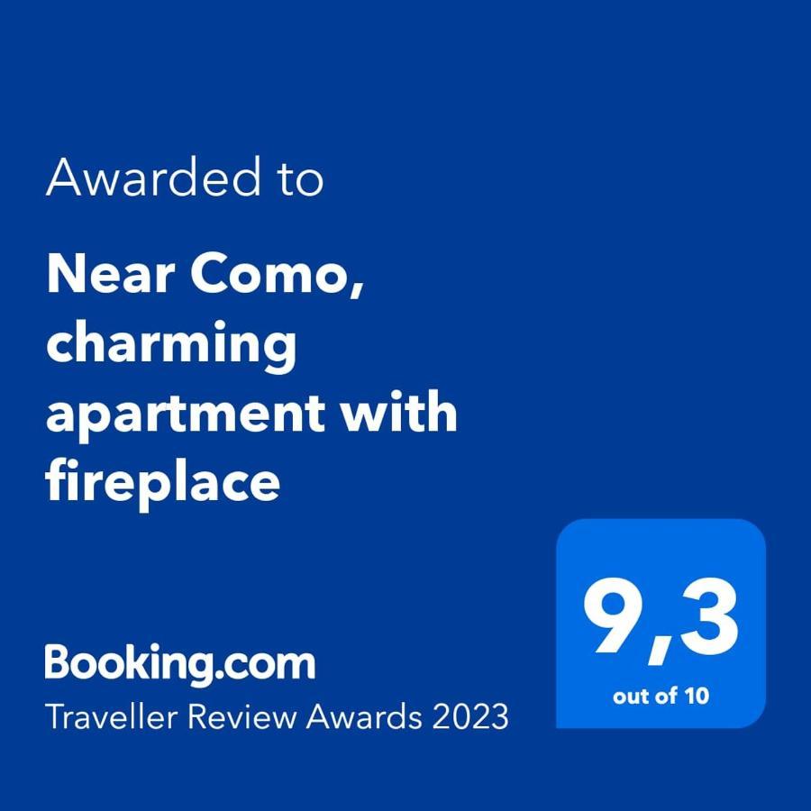 Near Como, Charming Apartment With Fireplace غْرانداتي المظهر الخارجي الصورة